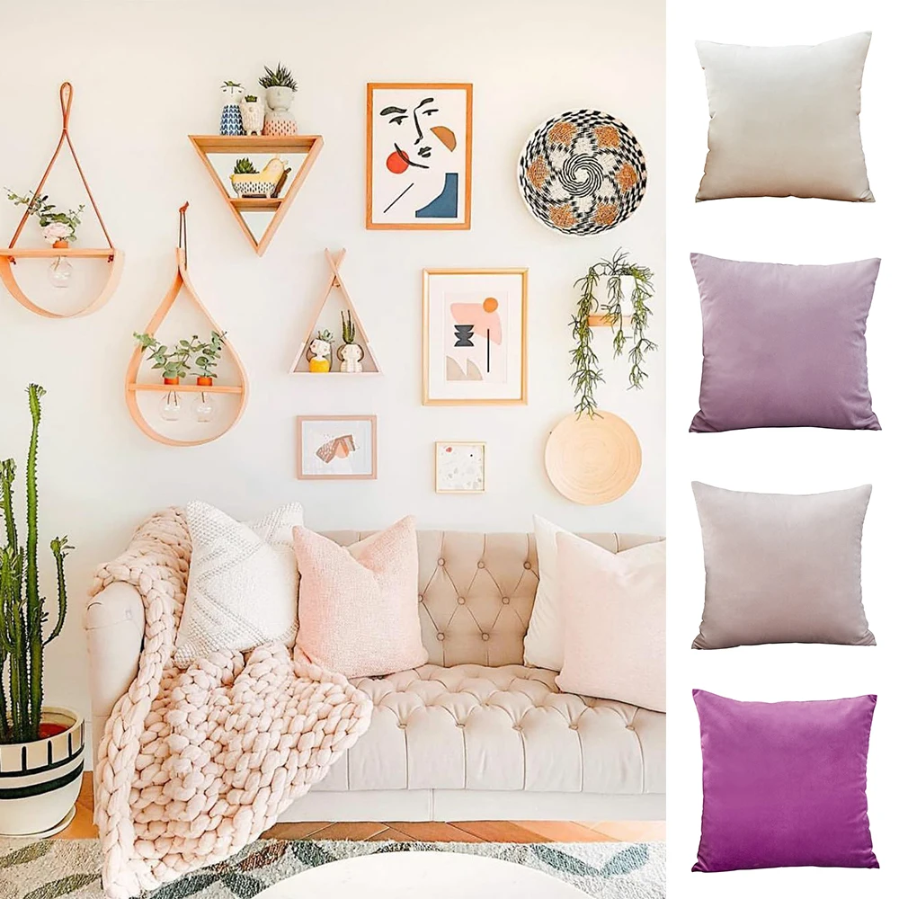 

Velvet Cushion Cover 60*60 Pillow Cover For Living Room Big Size Nordic Decorative Housse De Coussin for Home Decor