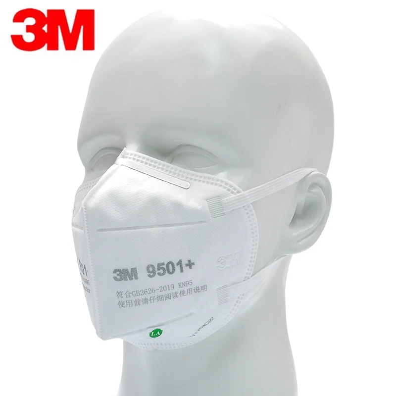 3M 9501 + маска KN95 FFP2 маски для лица противовирусная против твердых частиц PM2.5 смог