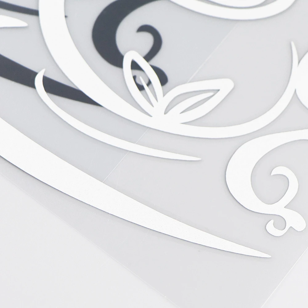 

YJZT 1115.5CM Fashion Cup Car Sticker Creative Decoration Vinyl Decal Black/Silver 20D-0157