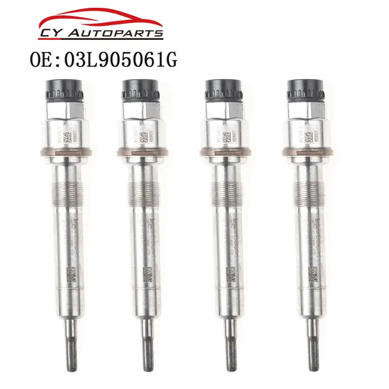 4 шт. новая свеча для Audi A3 Q7 VW Touareg Beetle Golf Passat Jetta 03L905061G|Свечи зажигания и запальные