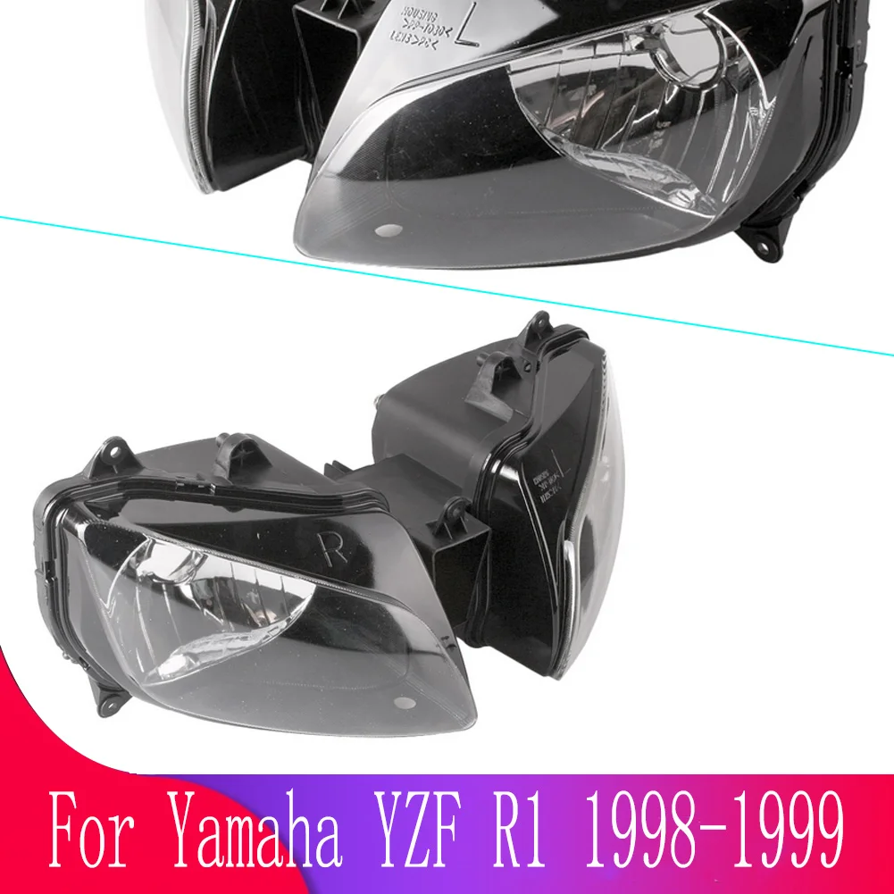 Для Yamaha YZFR1/YZF R1/YZF-R1 1998-1999 аксессуары для мотоциклов Cafe Racer передняя фара Головной