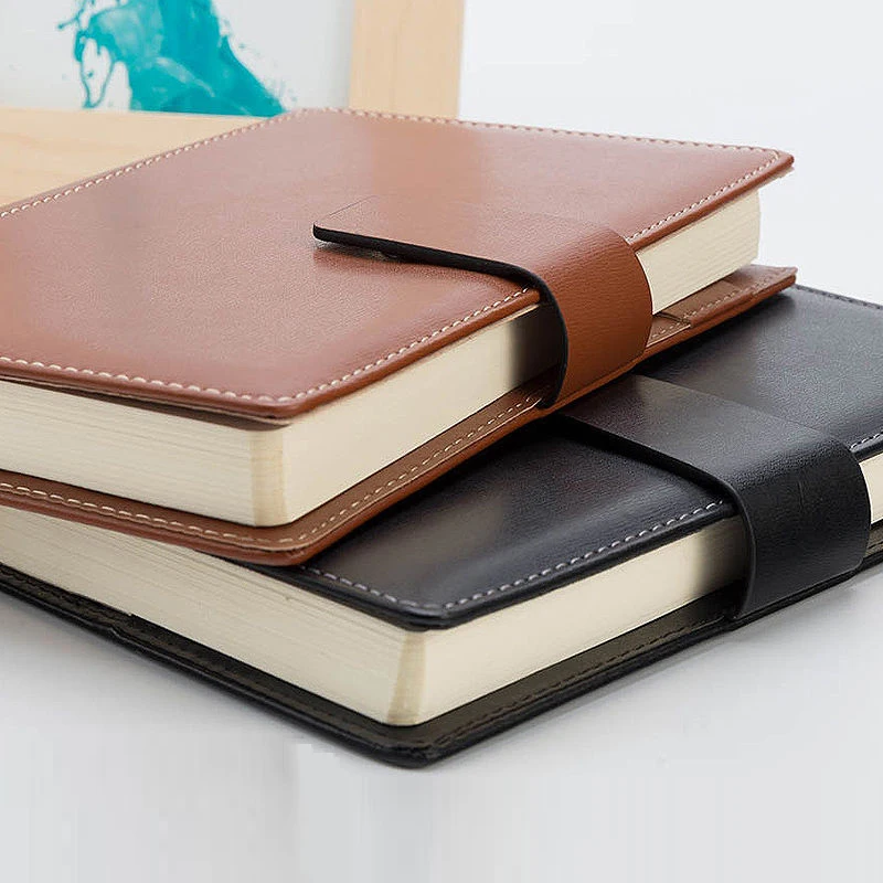 

A5 B5 Journal Notebooks Time Management Planner Hasp PU Leather School Office Supplies Office Accessories Sketch Books