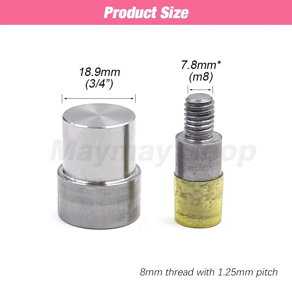 Hand Punch Press Machine Metal Dies Mold For Double Cap Rivets Snap Eyelet Grommet Buttons Installation Tools Handmade Supplies | Дом и сад