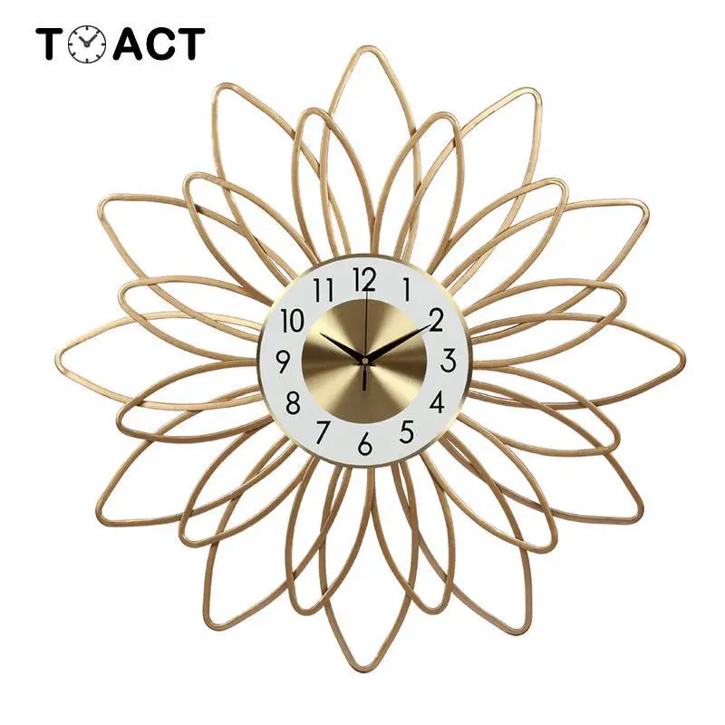 Настенные часы Ретро деревенские декоративные Роскошные Креативный бесшумный