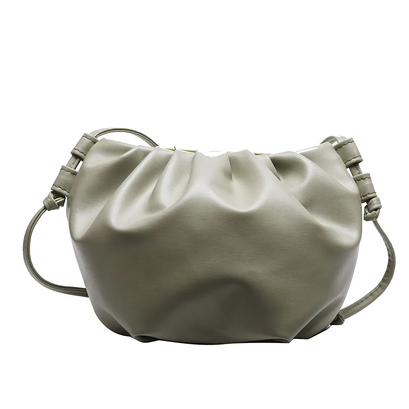 

Bag for Women Cloud Bag Soft Leather Hobos Bag Single Shoulder Purse Women Crossbody Bag Folds Handbag Fashion lady bag
