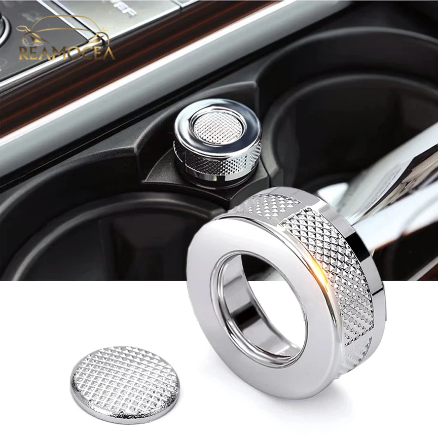 

Reamocea 2Pcs/Set Car Interior Cigarette Lighter Cover Trim Fit For Land Rover Range Rover Sport Range Rover Vogue SV 2013-2017