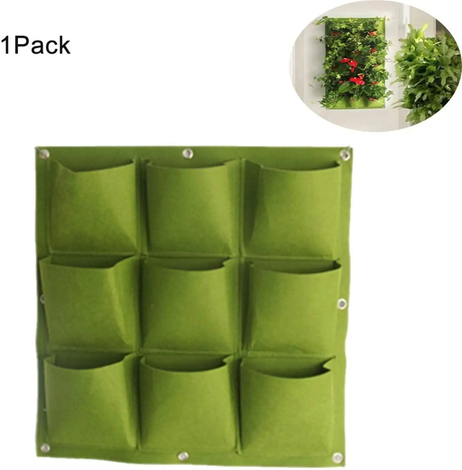 Настенные подвесные мешки для выращивания растений вертикальные горшки Садовые