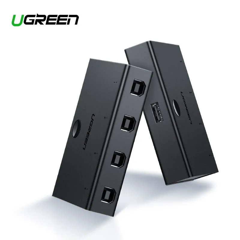 Ugreen KVM переключатель USB обмен коммутатор 4/2 шт поделиться 1 устройство Порт