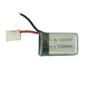 Аккумулятор 3,7 в 250 мА  ч 682030 Lipo для литий-полимерных аккумуляторов X11C принадлежности дистанционного управления самолетом 3,7 в