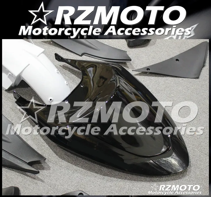 

New ABS whole Motorcycle Fairings Kit Fit For Kawasaki Ninja ZX-6R ZX6R 636 2005 2006 05 06 bodywork set Custom white black elf