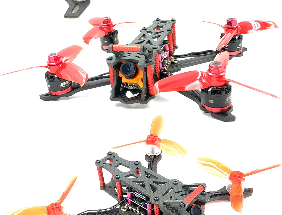 AlfaRC Fighter140 140 мм 3 мм/4 мм Arm Frame Kit 3K Углеродное волокно для радиоуправляемого дрона FPV гоночный Квадрокоптер запасные части DIY аксессуары