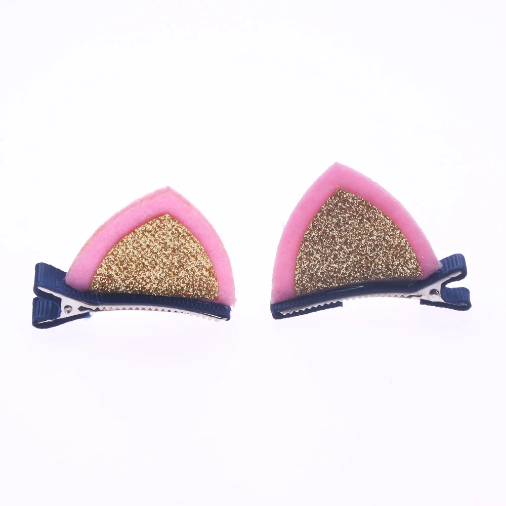 1 пара заколки милые кошачьи ушки заколка для волос Детские украшения аксессуары