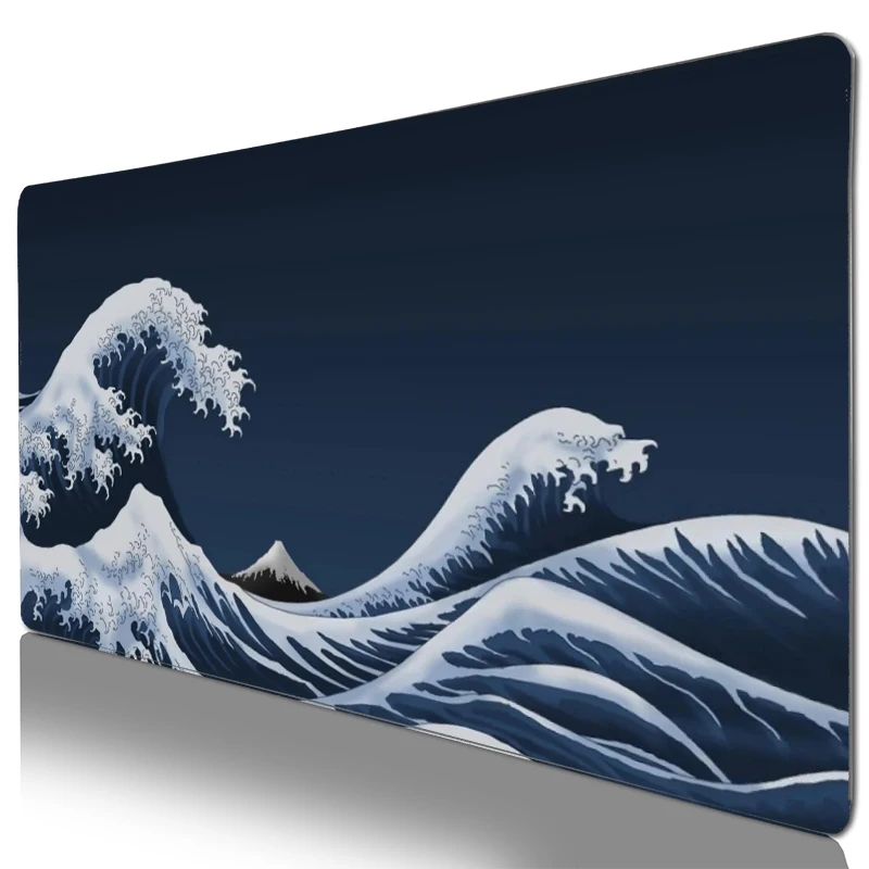 

Mouse Pad Japan Great Waves Art Mausepad Kawaii Gaming Accessories Computer keyboard Large Desk Mat Carpet 900x400 CSGO Mousepad