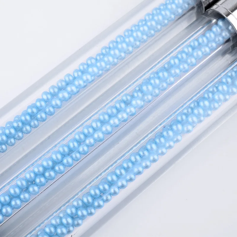 1/3 шт. акриловых кистей для ногтей синий жемчуг стержень 3D Рисование УФ-гель
