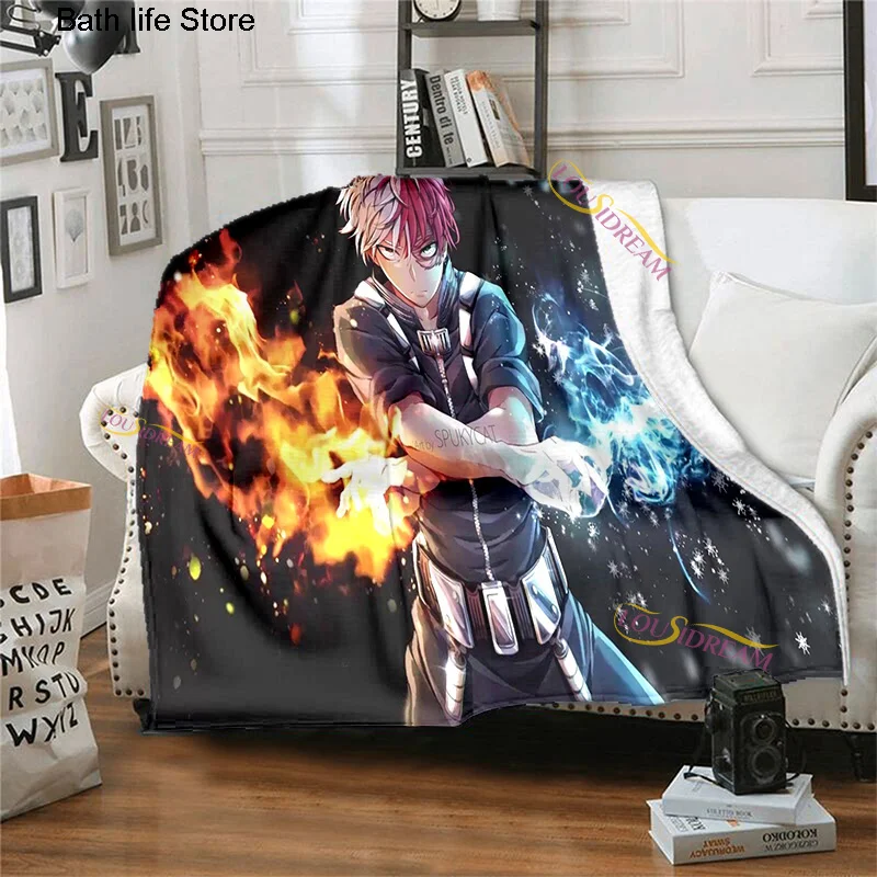 Одеяло моя геройская академия фланелевые одеяла простыня с мультяшным принтом