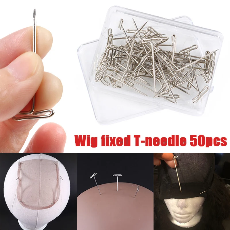 Новая модель купального костюма 50 шт./кор. парик T игла для парика волосы в