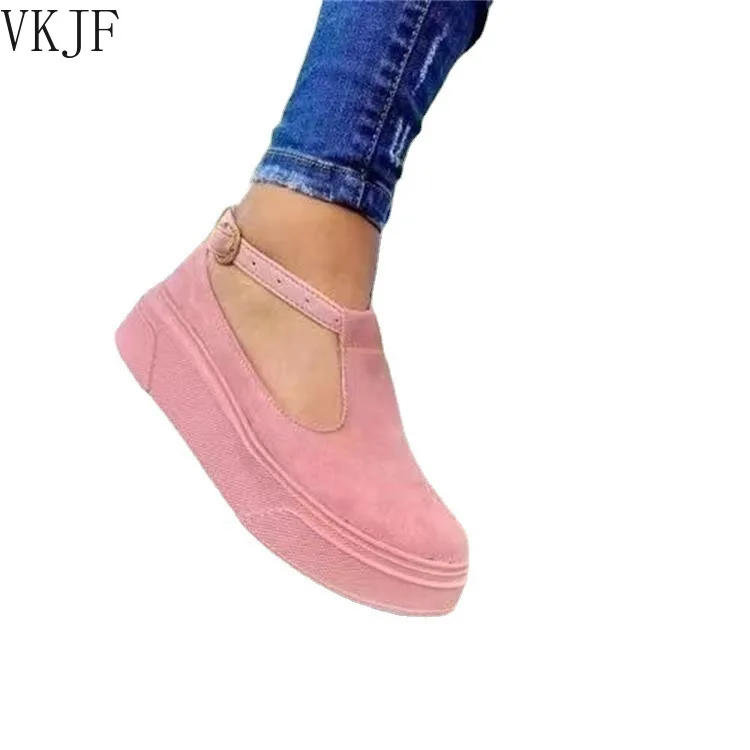 

Female Flat Platform Flats Black Red Pink Lace Up Trendy 2021 Spring Summer Woman Casual Shoes Creepers