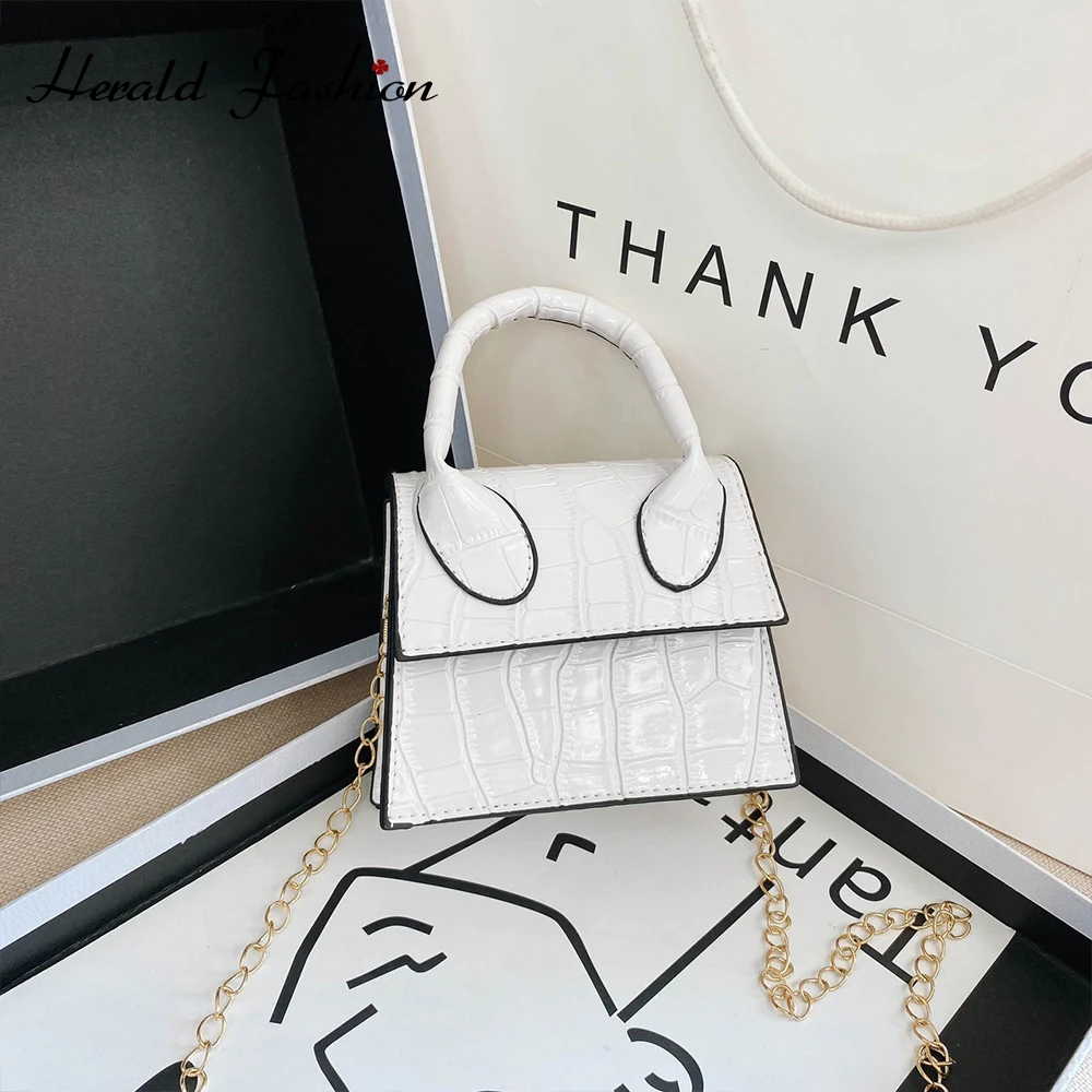 

Новая сумка через плечо для женщин 2021 мини сумка на цепочке через плечо с застежкой маленькая сумка-мессенджер женские сумки и кошельки веч...