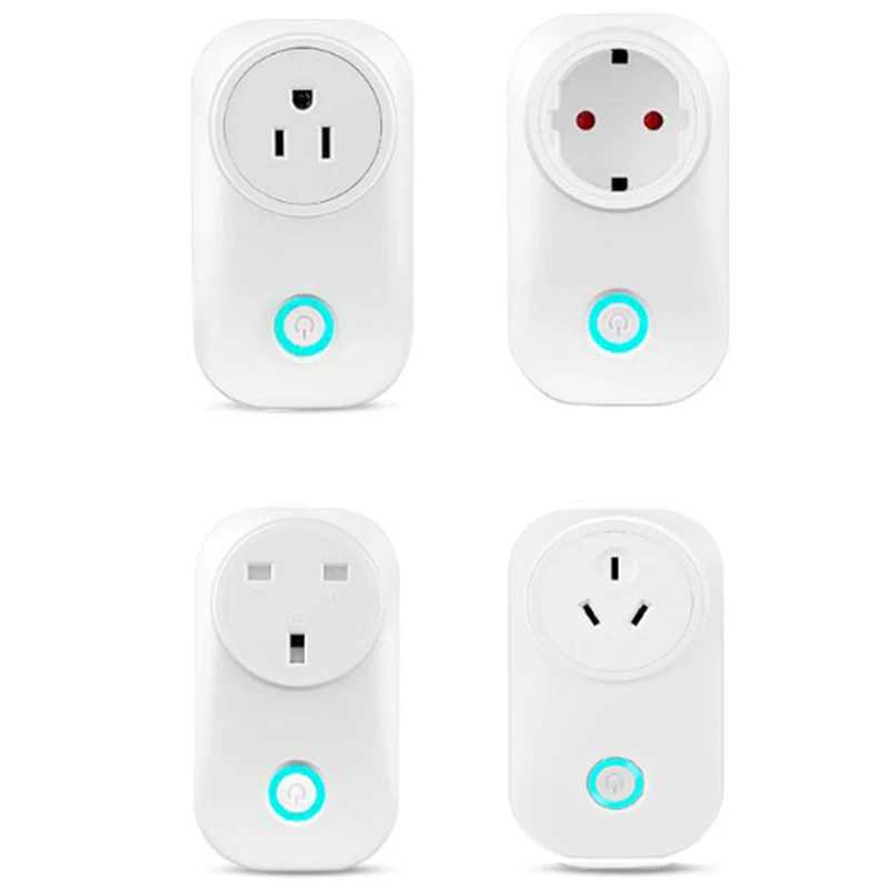 

1pcs EU UK AU US Smart Plug WiFi Remote Control with Alexa Voice control Timing on/off The Power Google Home Electric Socket