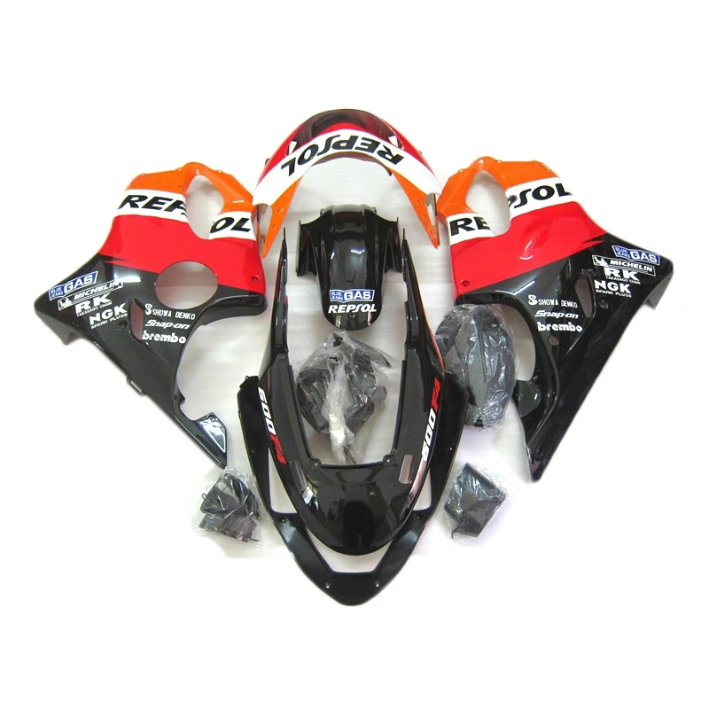 Обтекатель для мотоцикла Подходит Honda CBR600 F4 99 00 красный черный обтекатель CBR 600 1999