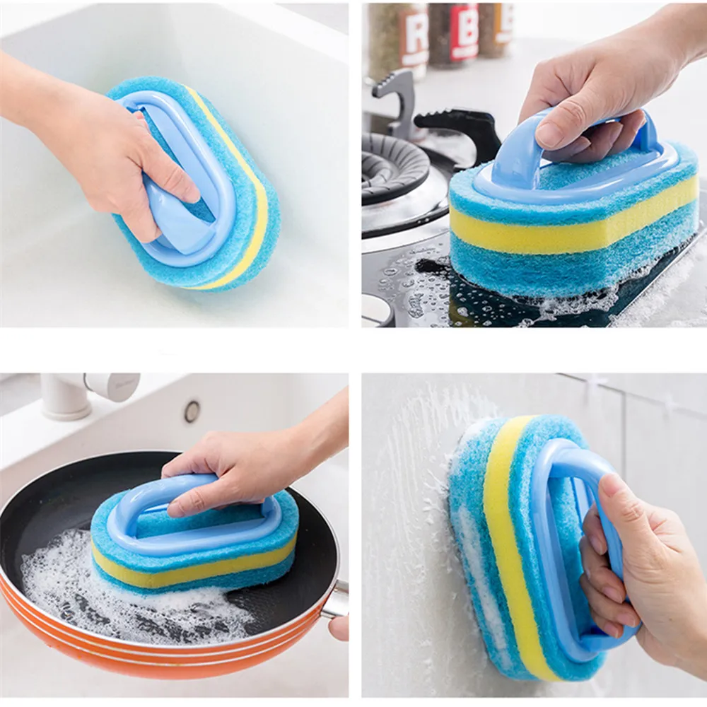 Многофункциональные рукоятки стеклянная щетка для ванной комнаты и туалета