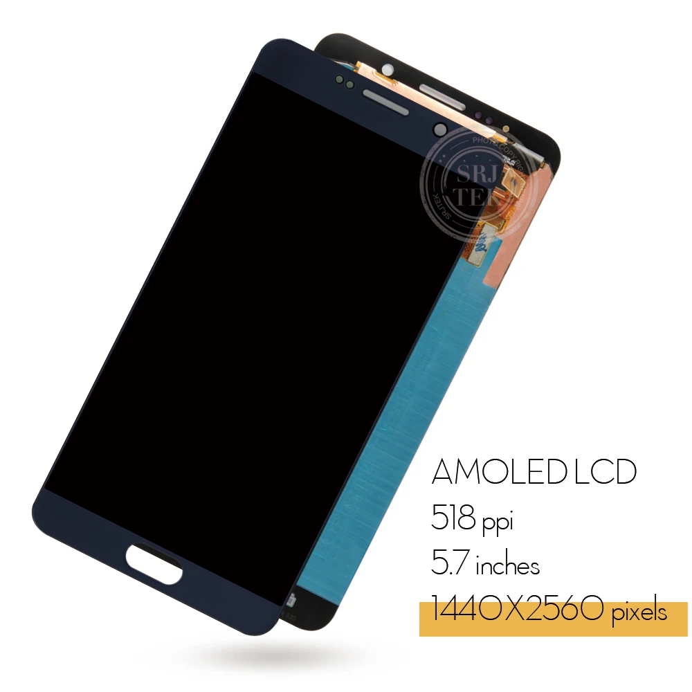 Гарантия 5 7 ''Супер AMOLED LCD для SAMSUNG Galaxy Note дисплей Note5 N920A N9200 SM-N920 N920C сенсорный