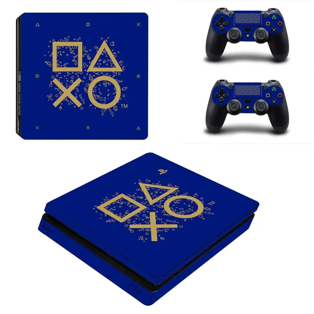 Нестандартная конструкция PS4 тонкий Стикеры Play station 4 кожи наклейка для Игровые