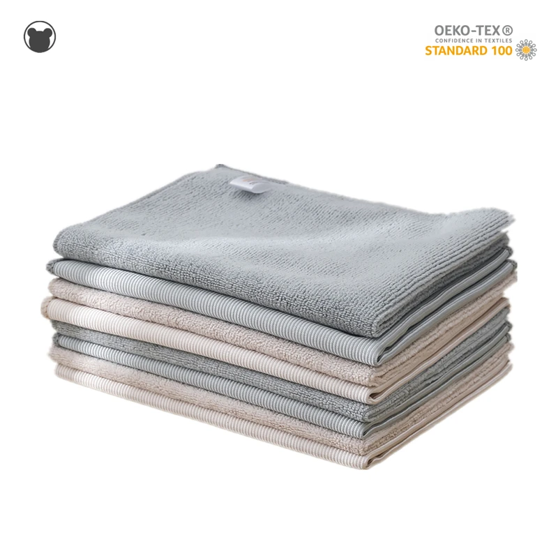 

5pcs Microfiber DishCloth Double Sided Absorbent Towel for Kitchen Multifunction Bathroom Towels Kitchen and Household Goods