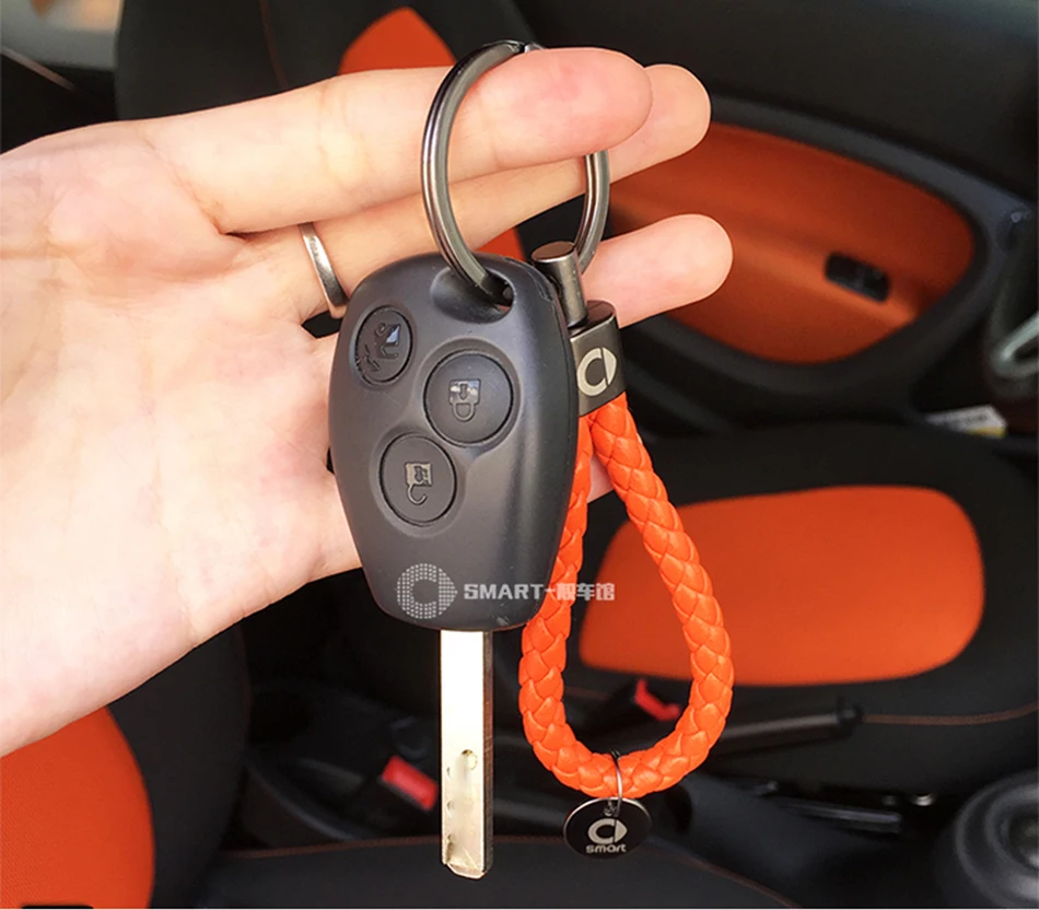 Smart 450 451 fortwo автомобильный брелок с умным логотипом, брелок для ключей, декоративный чехол для ключей, автомобильный брелок Passuibate для Smart 453 Fortwo Forfour