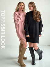 Toppies-suéter de punto de manga larga para mujer...