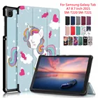 Для планшета Samsung Galaxy Tab A7 Lite 8,7 2021 SM-T220 SM-T225 чехол Чехол-книжка из искусственной кожи с подставкой смарт-крышка для Samsung Tab A7 lite 8,7 чехол