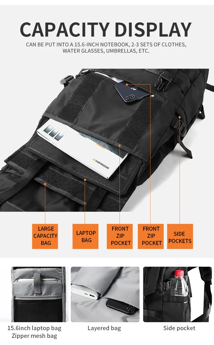 waterproof large capacity travel backpack men women multifunction 15 6 laptop backpack teenager male school bag mochila rucksack free global shipping
