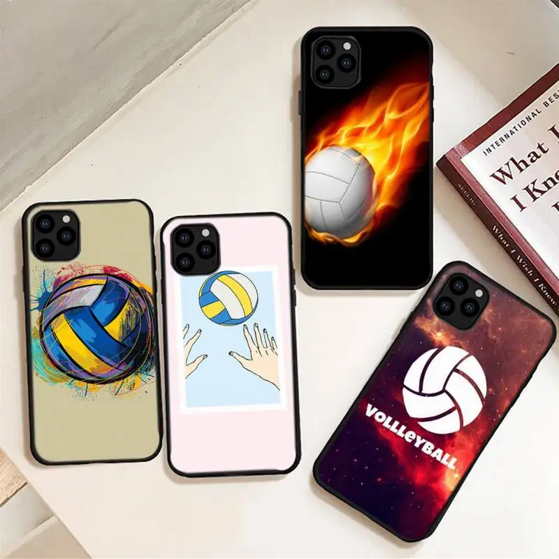 

Volleyball Soft Cover Phone Case For Iphone 6 6s 7 8 Plus XR X XS XSmax 11 12 Pro Mini Max