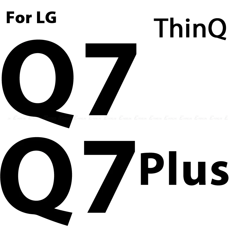 For LG Q7 Защитная пленка на весь экран для LG G8 G7 G6 Q8 Q7 Q60 Q6 Plus V40 V50 ThinQ Alpha 5G W30 W10 закаленное стекло - Цвет: For LG Q7