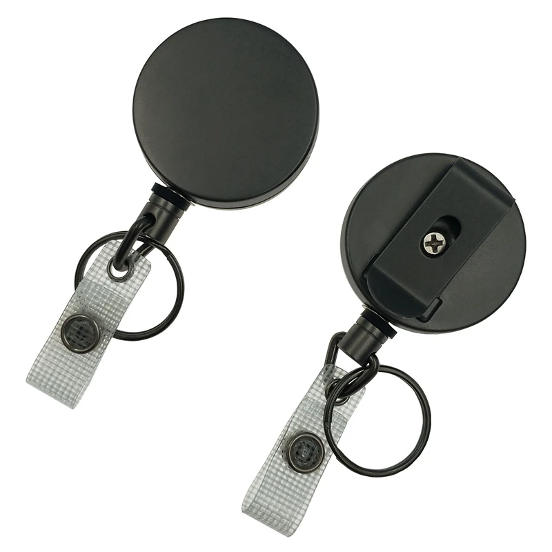 

10 Pack Badge Reel Retractable with Rotating Alligator Clip Durable Badge Holder Nurse Clip Retractable ID Card Holder