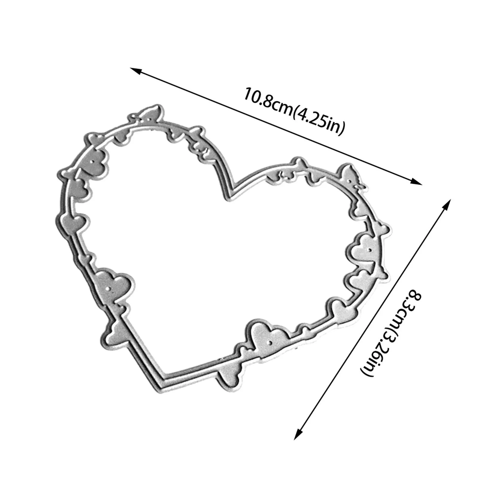 

heart-shaped Heart Metal Cutting Dies Stencils DIY Scrapbooking Album Paper Card