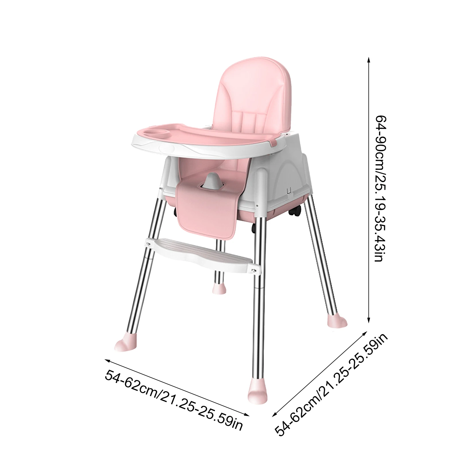 

Toddler High Chair Baby Dinner Table Multifunction Adjustable Folding Chairs For Children Baby High Chair With Feeding Tray