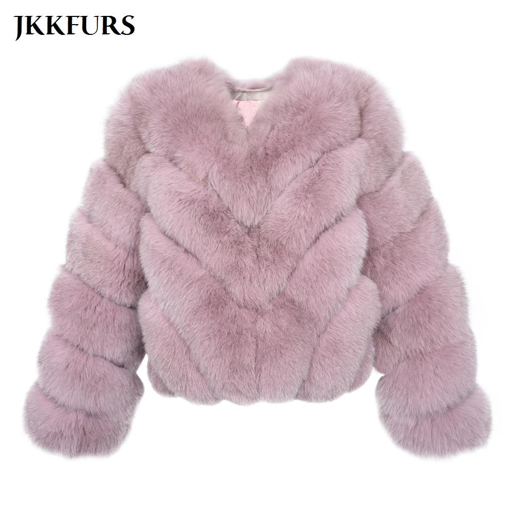 Новинка 2021 зимние женские шубы из натурального меха пушистая теплая верхняя