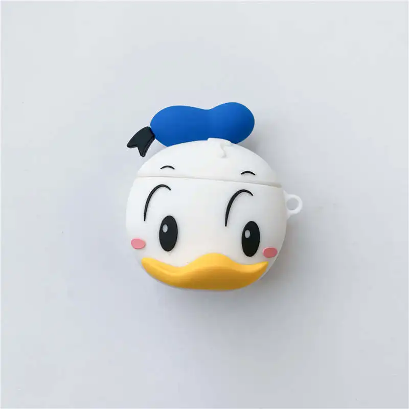 Для AirPods 1 чехол 3D милый мультяшный Дейзи Дональд поросенок Микки Минни беспроводной Чехол для наушников для Apple Airpods 2 Earpods оболочка