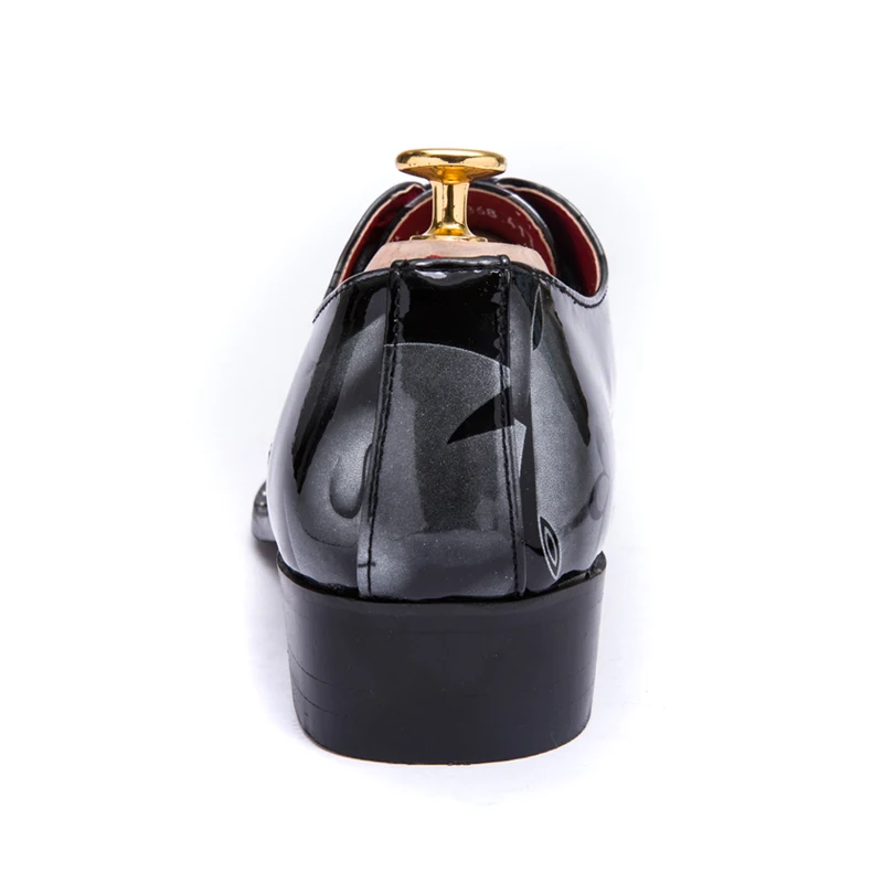 

New Pop High Qulaity Men Business Shoes Leather Men Casual Shoes Retro Brand Men Shoes Leather Lace-Up Chaussure Homme Ete Nice