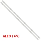 Новинка 2 шт. 6 светодиодный 583 мм 6V светодиодный подсветка полосы для TX-32ER250ZZ 4708-K32WDC-A2113N01 A1113N01 K320WDC2B K320WDC1 A2 K320WDC1176021