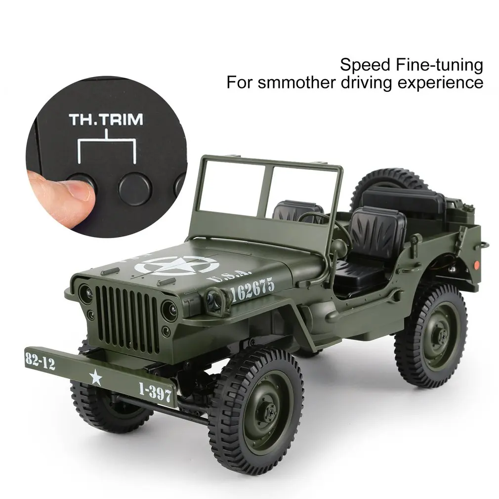 C606 1:10 RC Автомобиль 2,4G 4WD трансформер пульт дистанционного управления свет джип четырехколесный привод внедорожный военный альпинистский автомобиль Детский подарок