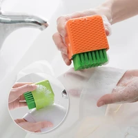 square potted silicone kitchen washing bowl dish laundry clothes cleaning brush