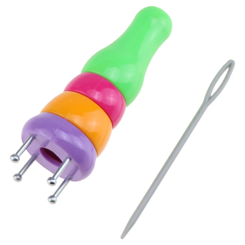 ABS Plastic Yarn Wool Knitter Knitting Doll Dolly Craft Loom Rope Braided Maker Tools Sewing Accessories | Дом и сад