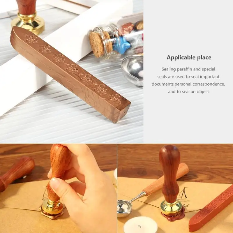 Горячая Распродажа уплотнительный воск нежная текстура ретро штамп