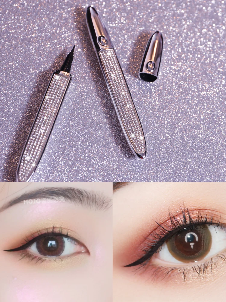 HOJO новая Алмазная блестящая водостойкая жидкая подводка для глаз быстросохнущие