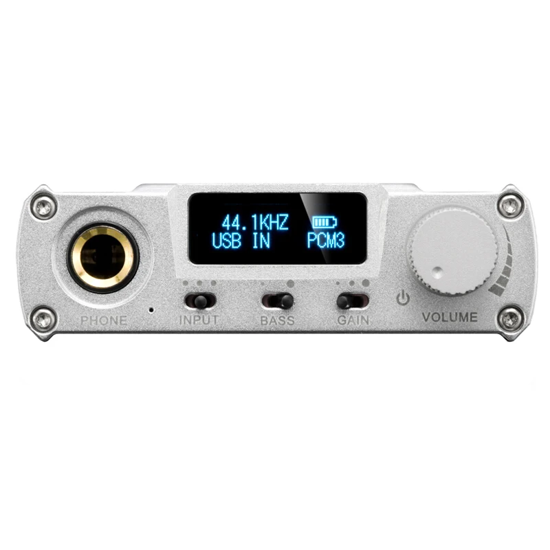 XDuoo XD-05 32 бит/384 кГц DSD256 OLED DSD DAC+ Opamp V5i-D портативный аудио усилитель для наушников - Цвет: Silver