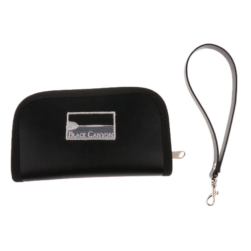 Женский чехол кошелек многофункциональный держатель черный цвет вмещает 2