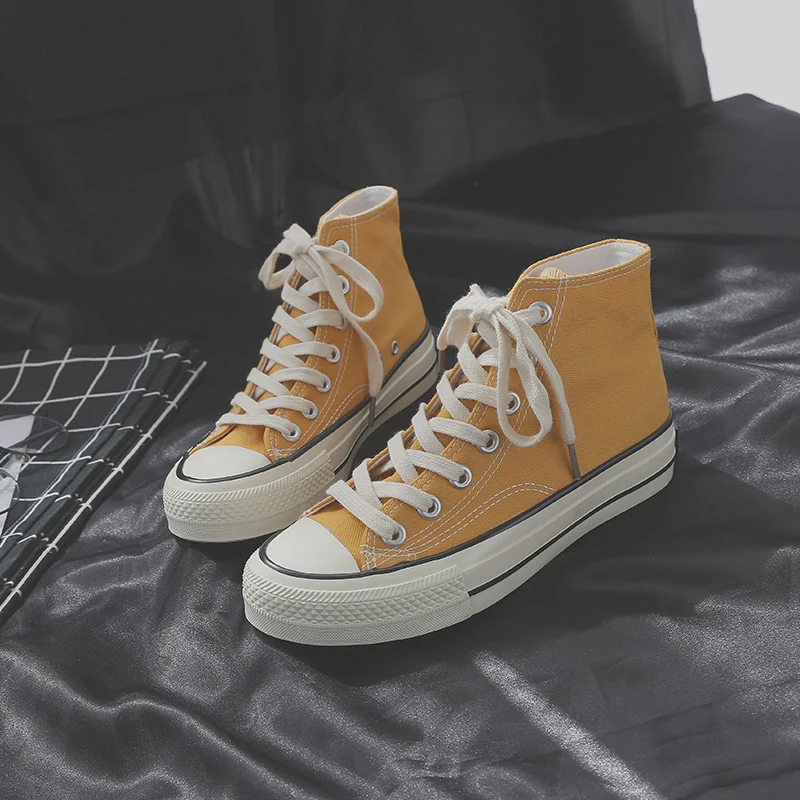 

Purple Lace Up Student Board sneakers Girls Casual Shoe Trainers Chaussure canvas shoes Korea Pop Star Women Flat Canvas Shoes