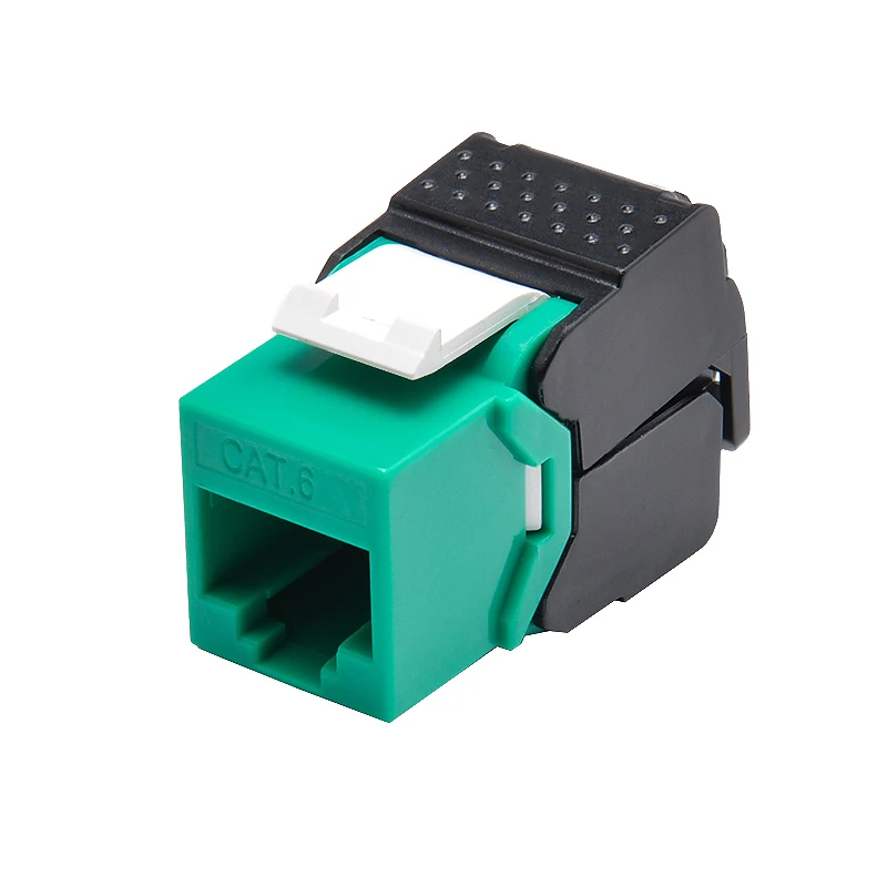 Гигабитные Разъемы RJ45 CAT6 Keystone модули Бесконтактное подключение (не требует